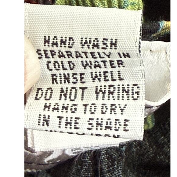 Soft Surroundings Women's TL Tropical Cocktail Pants Vacation Tourist Maximalist - Picture 13 of 14